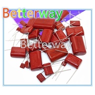 10PCS 63V 100V 250V 400V 450V 630V 2000V CBB Polypropylene film capacitor 101 103 104 105 125J 221 2