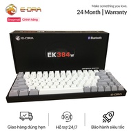 E-DRA EK384W Wireless Mechanical Keyboard - Gateron Switch - Keycap: PBT Dyesub - Bluetooth 5.0,Type