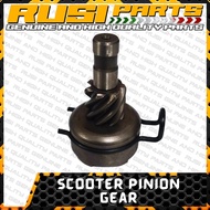 RUSI Scooter Pinion Gear/ Kick Pinion [Full Moon]/Scooter Kick Shaft [Half Moon]/SC SOFT KICK SPRING