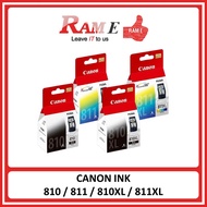 [ORIGINAL] Canon PG-810 810 / PG-810XL 810XL / CL-811 811 / CL-811XL 811XL Ink Cartridge