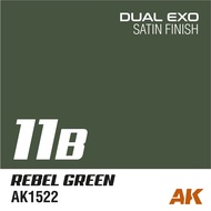 AK Interactive AK1522 DUAL EXO 11B – REBEL GREEN 60ml