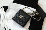 💟CHANEL Tendy CC Mini黑金羊皮小挎包 小廢包 #全實拍 100%new 零錢包 單肩包 斜挎包 斜孭包 斜咩袋 免運費 包郵 支持貨到付款 Carousell官方💎紫鑽認證優質商家