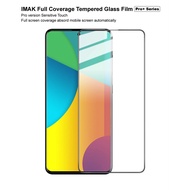 [SG] Samsung Galaxy A51 - Imak Full Faced Tempered Glass Screen Protector Black Trim Pro Version 9H Carbon Fiber Privacy