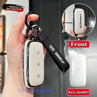Geely ex5 chìa khóa xe thông minh trường hợp vỏ Trắng Viền Đen Keychain geely ex5 chính Bìa geely ex