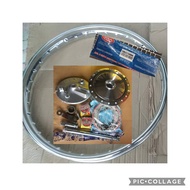 RIM SET TMX155 COMPLETE HUB SET/RIM SET FRONT AND REAR