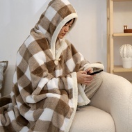 Preferred Good Things Huhu Bear Office Nap Blanket Hat Shawl Cloak Small Home Warm Confinement