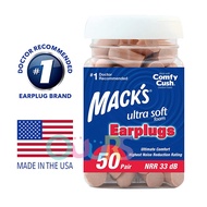 Earplug Mack's Ultra Sleeping ear plugs l Soft Foam Ear Plug NRR 33dB