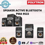Lrr205- Speaker Aktif Polytron Pma 9502 9522 Bluetooth Karoke Radio Fm