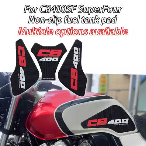 For Honda CB400 Super Four CB400SF Motorcycle Sticker Rubber Tank Anti-Slip Pad Fuel Tank Traction P