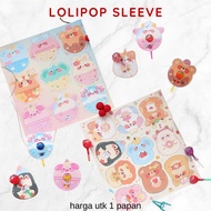 Lollipop Sleeve Lollipop Card Decoration Lollipop Card Candy Card