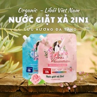 Túi nước giặt xả libái Hương Hoa Hồng Grasse2.5Kg