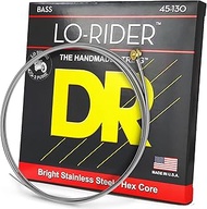 DR Strings Lo-Rider - Stainless Steel Hex Core 5 String Bass 45-130
