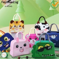 FAYSHOW2 Insulated Lunch Box Bags, Thermal  Cloth Cartoon Stereoscopic Lunch Bag,  Lunch Box Accessories Thermal Bag Portable Tote Food Small Cooler Bag