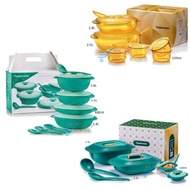 Tupperware Server Set (Gourmet Server Set) / Tupperware Blossom Set/ Tupperware Crystaline Set (Golden)