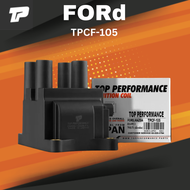 TOP PERFORMANCE ( ประกัน 3 เดือน ) คอยล์จุดระเบิด FORD FIESTA 1.4 1.5 / FOCUS MK3 ปลั๊กเหลี่ยม - TPC