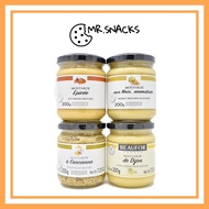 Beaufor Mustard 200g - Dijon / Extra Strong Dijon / Hot English / Honey / Whole Grain
