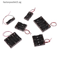 Fcsg 1 2 3 4 5 6 Slots 3V AA Battery Case Box AA LR6 HR6 Battery Holder Storage Case  Lead Wire Bate