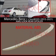 CONTINENTAL CAR US MERCEDES BENZ C CLASS W205 (2015-2021) C63 C43 AMG LOOK REAR SPOILER TRUNK SPOILE