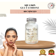 Authentic Aqua Skin Gluta Caps Glutathione with Collagen Skin Whitening Authentic Japan 60 capsules