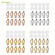 Winu 20 Pieces Set Clip-on Earring Converter  Earring Pads for Non-Pierced Ear