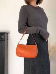 【日本直送 名牌中古包】PRADA 普拉達 側背包 駝色 壓印 Logo 皮革 迷你包 vintage 古著  ba47rx