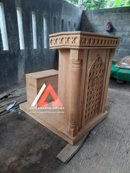 mimbar masjid minimalis mimbar masjid+dudukan podium masjid podium ceramah mimbar podium