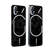 Nothing Phone 2  Nothing Phone 2A  Nothing Phone 1 Premium 3M Black Camo/Honeycombs/Matrix Wrap Skin