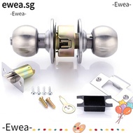 EWEA Cylindrical Door lock, Knobset Lockset Cylinder,  Stainless Steel Door Lock Set House