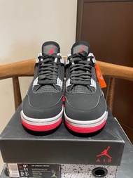 Air  Jordan AJ 喬登 飛人 AJ4 四代 黑紅 Bred