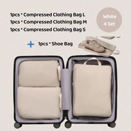 🔥SG LOCAL STOCK🔥7Pcs Waterproof Travel Luggage Organiser Packing Cube Storage