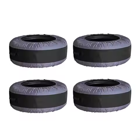 2025 New Set Of 4 Adjustable Vehicle Tire Protectors Handy Designs Fit 13 20 Inch