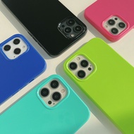 Personalized Fluorescent Jelly Casing Iphone  15 15plus 15pro 15promax 14 14plus 14pro 14promax 13mini 13 13Pro 13pro Max 12Mini 12 12 Pro 12 Pro Max 11 11 Pro 11 Pro Max X Xs Xr Xs Max 7 8 Plus Soft Phone Case Protective Cover