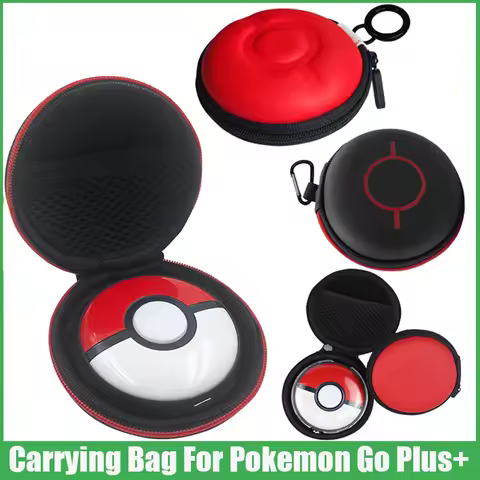 For Pokemon Go Plus+ EVA Hard Shell Carrying Case Storage Bag Anti-scratch Travel Case Bag with Cara