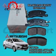 MITSUBISHI ATTRAGE,MIRAGE FRONT BRAKE PAD(4605A486)