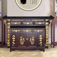 WJ02Altar Buddha Shrine Household Altar Cabinet Altar Incense Burner Table a Long Narrow Table Simple Modern Style Solid