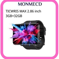 TICWRIS MAX 2.86 inch 3GB+32GB LCD 2880mAh SmartWatch For Android 7.1 4G Phone