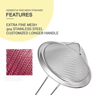 Strainer Quality Stainless Steel Mesh Colander Set Sieve Filter Tea Small Food I5r2