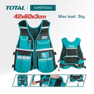 TOTAL เสื้อกั๊ก เสื้อใส่เครื่องมือช่าง รุ่น TTVT1601 (Tool Vest) เสื้อเครื่องมือ เสื้อช่าง