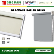 Fantasy Roller Blind Window Curtain Roll Black Out/ Sun Screen Roller Blind Fantasy Window Size 90cm