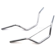 YAMAHA YB100 YB 100 HANDLE BAR HANDLEBAR ASSY FORK HANLDE HANDLE FORK SCAMBLE - CHROME