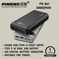 PN-861 PD 20000MAH / PN-961 PD 10000MAH PD + QC 3.0 POWERBANK WITH LED DISPLAY
