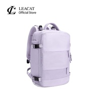 Leacat 50L Backpack work travel backpack waterproof 17 inch backpack with Independent Shoe bag for u