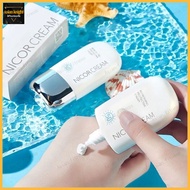 Nicor ครีมกันแดด ป้องรังสียูวี SPF50 PA+++ นุ่มลื่นทาง่าย กันน้ำ ลดความหมองคล้ำ ผิวขาว ชุ่มชื้น Prot