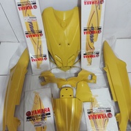 R E A D Y ! BODY ALUS MIO SPORTY KUNING + STRIPING KUNING SET ORIGINAL