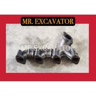 Hitachi Kobelco EX100 SK100 4BD1 Non Turbo Excavator Turbo Exhaust Manifold