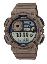 Casio Standard นาฬิกาข้อมือผู้ชาย สายเรซิ่น รุ่น WS-1500 WS-1500H-5A ของใหม่ของแท้100% ประกันศูนย์เซ็นทรัลCMG 1 ปี