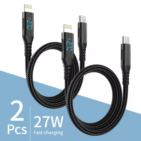 USB C to Lightning Cable, MFi Certified for iPhone 14 Series, and More (2 Pack)