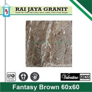 Jual Granit Lantai 60x60 Fantasy Brown Valentino Gress Murah
