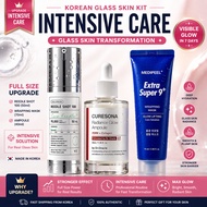 Glass Skin Intensive Set | Korean Glass Skin Set (Reedle Shot + Ampoule + Mask)