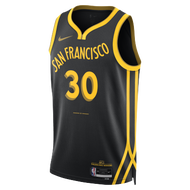 2023/24 賽季金州勇士隊 (Stephen Curry) City Edition Nike Dri-FIT NBA Swingman Jersey 男子球衣